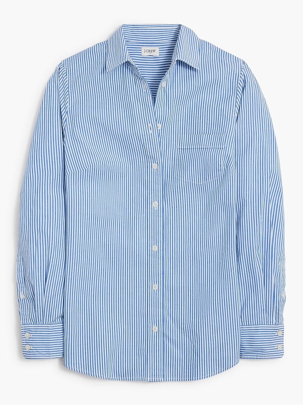 JCrew Factory Button-up cotton poplin shirt in signature fit, Size S